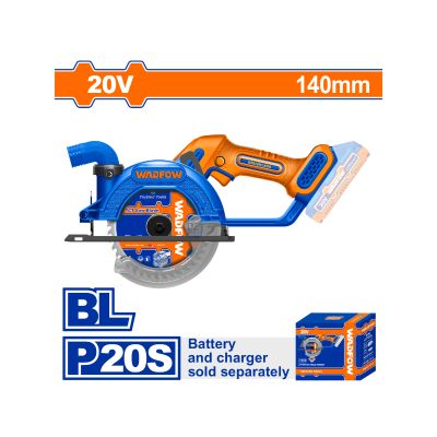20v Ps+c/l B/l Circular Saw 140mm + Assy