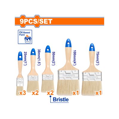 P/brush Set Oil Base 9pcss