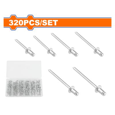 Rivet Blind Acc 24 48mm Set 320pcss
