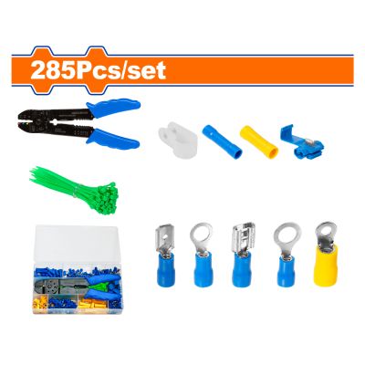 Terminal Lugs Insulated Acc Set Incl Plier 285pcss