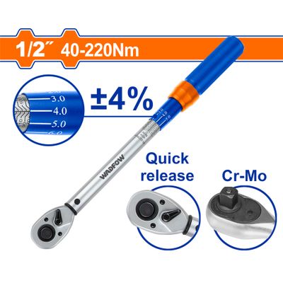 Wrench Torque Preset Cr V/crmo 1/2 40-220nm