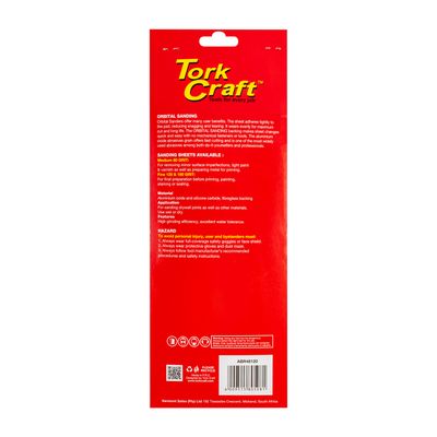 Sanding Sheet Orb 115 X 280mm 120gr Plain No Holes 5/pk