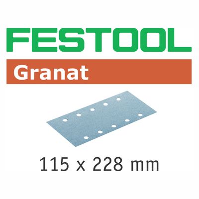 FESTOOL Granat STF 115x228 P150 Abrasive Sheets 100-Pack