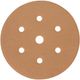 Gold Disc (50 Pieces) 240 Grit 150mm X 6+1 Holes Hook And Loop