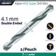 Hss Super Drill Bit Double Ended 4.1mm 2/pouch