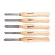 Chisel Set Wood Turning 300mm Hss 5 Piece Wood Case