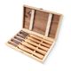 Chisel Set Wood Turning 270mm Hss 5 Piece Wood Case