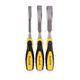 Wood Chisel 140mm Blade 3pc 13/19/25 With Pvc Handle