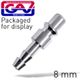 Quick Coupler Inserts Aro 8mm 2 Packaged