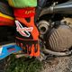 Limited Edit. Medium Racing Glove Orange Syn. Leather