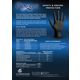 FIXON Nitrile Diamond Glove Textured 6mil 240mm Black Xxl (50pcs/25 Pairs)