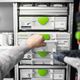 FESTOOL SYS 1 TL-DF Systainer T-LOC with Transparent Lid Compartment