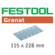 FESTOOL Granat STF 115x228 P150 Abrasive Sheets 100-Pack