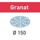 FESTOOL Granat STF D150/48 P150 GR/100 Abrasive Discs 150mm 100 Piece
